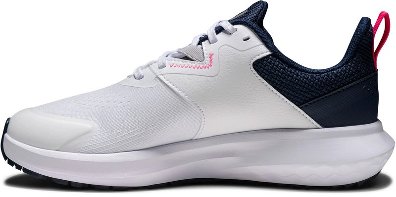 FootJoy Qmotion dámské golfové boty, bílá/modrá/růžová