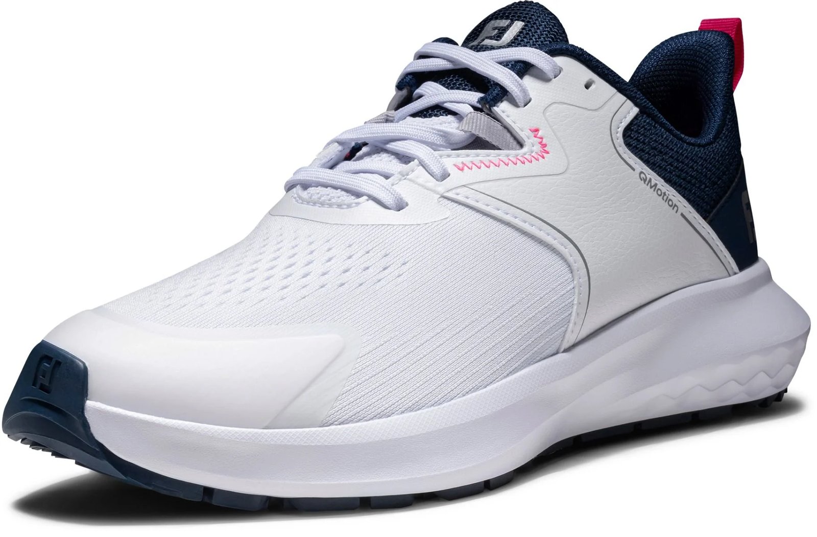 FootJoy Qmotion dámské golfové boty, bílá/modrá/růžová