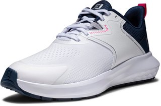 FootJoy Qmotion dámské golfové boty, bílá/modrá/růžová
