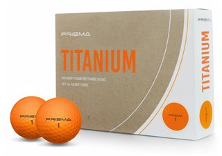 Masters Golf Prisma Titanium golfové míčky, oranžové