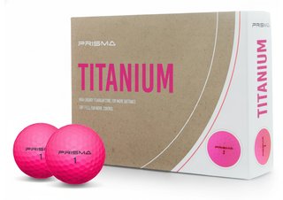 Prisma Titanium golfové míčky, růžové