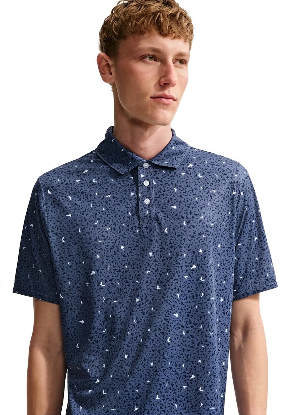 Nike Par pánské polo, microprint birds