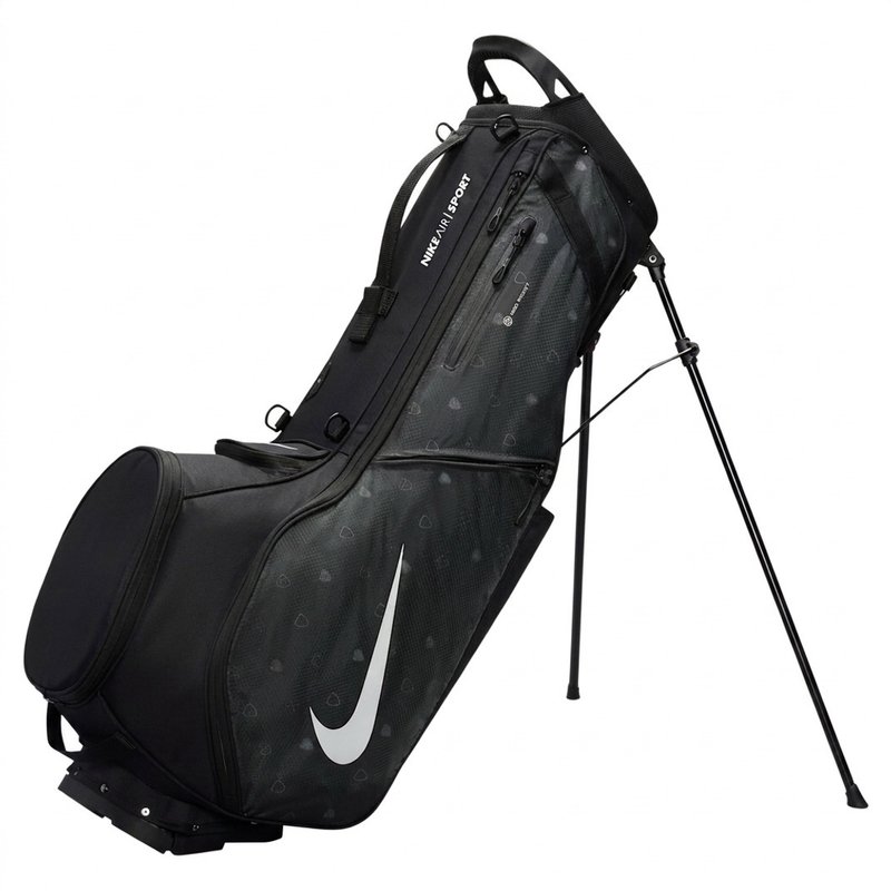 Nike Air Sport 2 stand bag, černý/iron grey/bílý