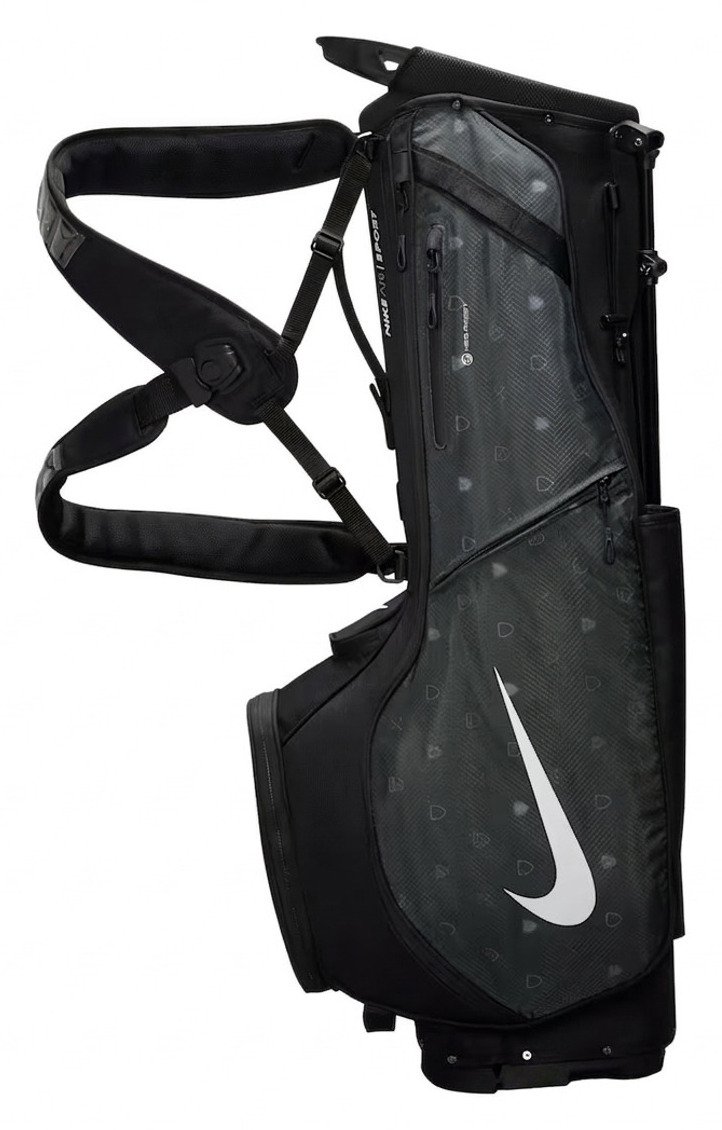 Nike Air Sport 2 stand bag, černý/iron grey/bílý