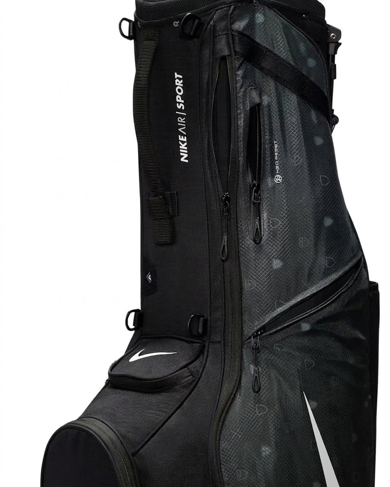 Nike Air Sport 2 stand bag, černý/iron grey/bílý