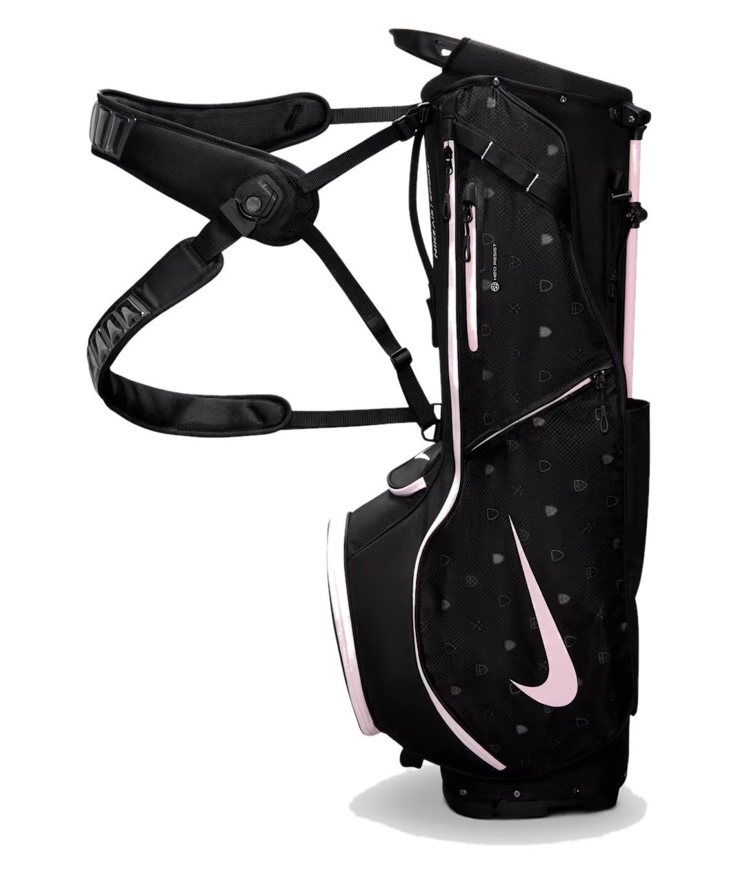 Nike Air Sport 2 stand bag, černý/sail/růžový/pink foam