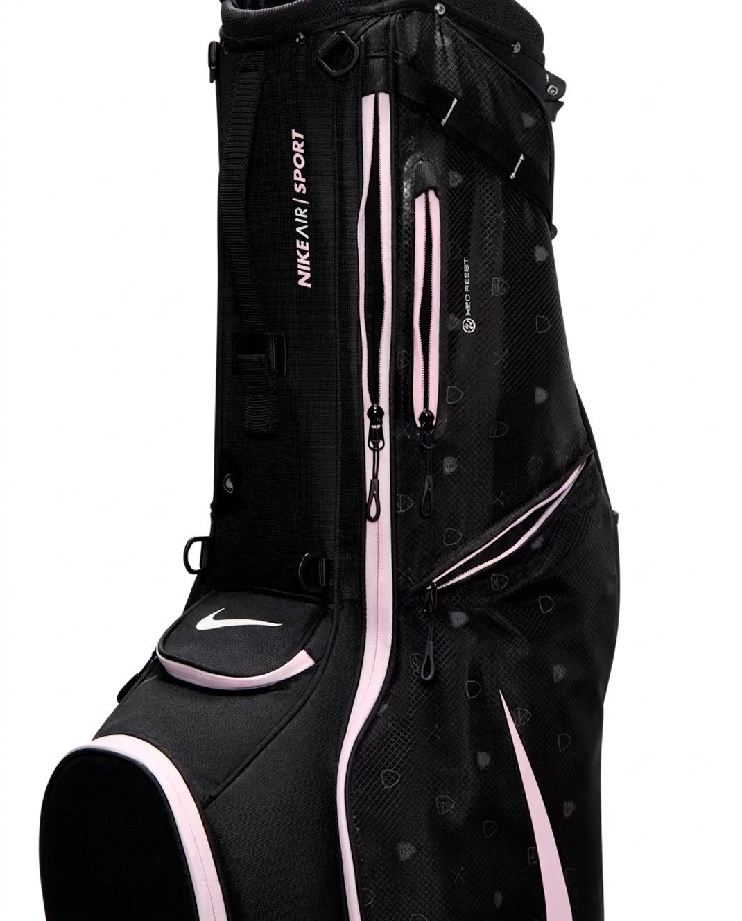 Nike Air Sport 2 stand bag, černý/sail/růžový/pink foam