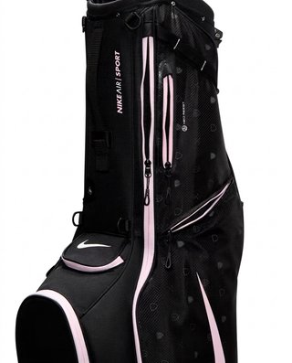 Nike Air Sport 2 stand bag, černý/sail/růžový/pink foam