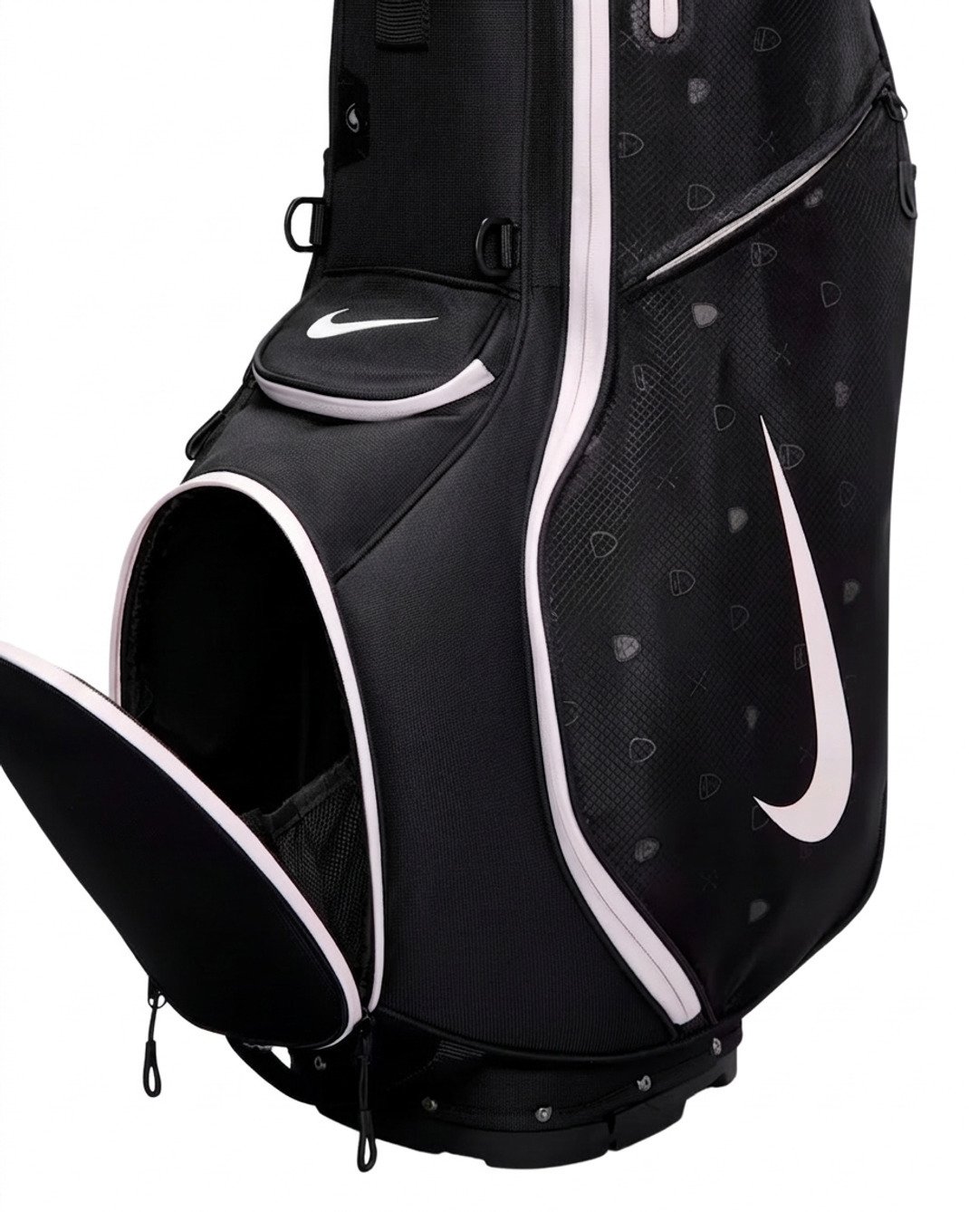 Nike Air Sport 2 stand bag, černý/sail/růžový/pink foam