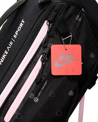 Nike Air Sport 2 stand bag, černý/sail/růžový/pink foam