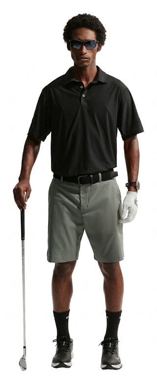 Nike Tailored Performance pánské polo, černé