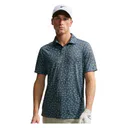 Nike Par Dri-FIT Grass Print pánské polo, černé