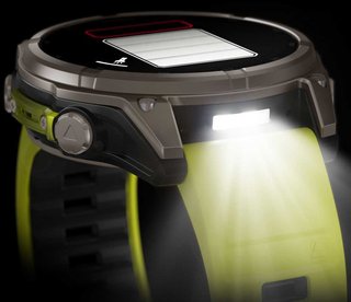 Garmin fenix® 8 – 51 mm, Solar, Sapphire, Titanium with Yellow/Graphite silicone band GPS hodinky