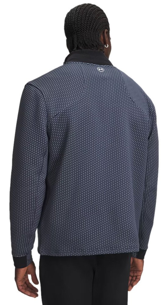 Under Armour Drive Pro Hybrid FZ pánská mikina, downpour grey/white