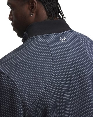 Under Armour Drive Pro Hybrid FZ pánská mikina, downpour grey/white
