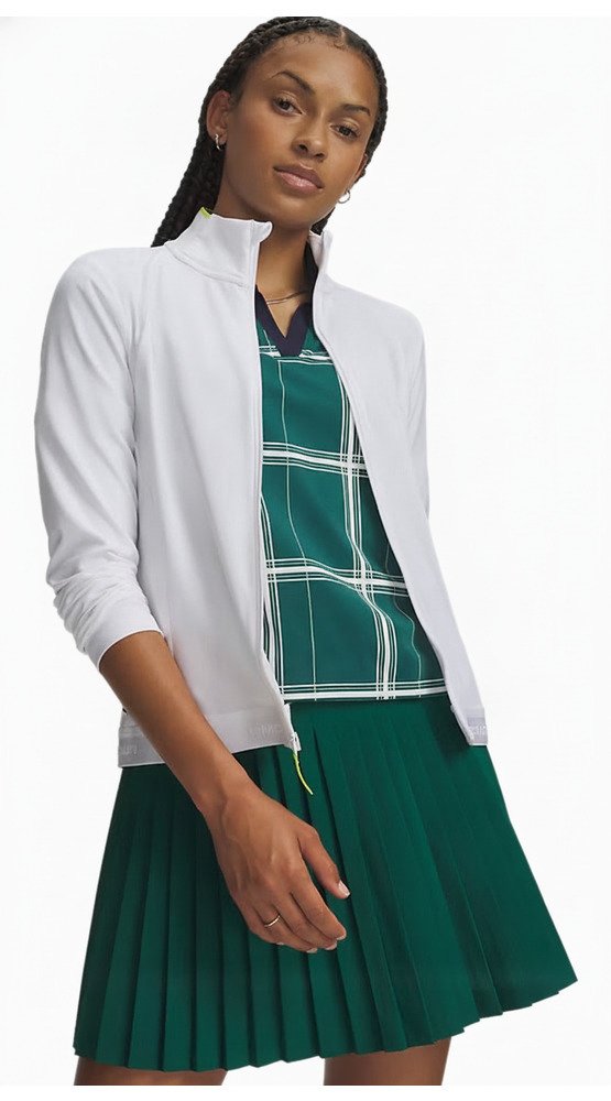 Under Armour Drive Lightweight dámská mikina, white/green citrone