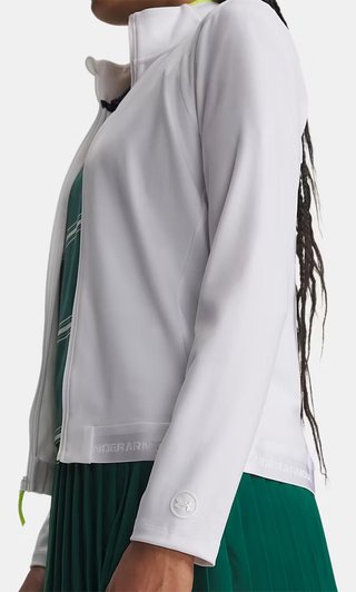 Under Armour Drive Lightweight dámská mikina, white/green citrone