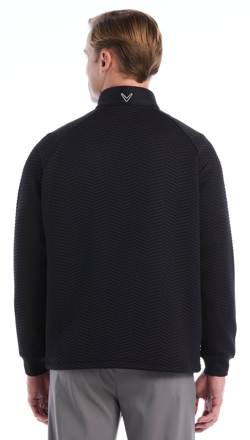 Callaway Chev Jacquard pánský svetr, caviar