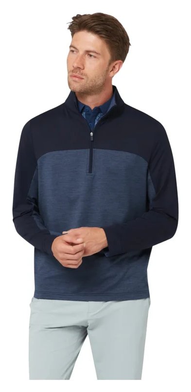 Callaway Lightweight Lux Touch pánská mikina, peacoat