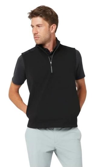 Callaway Lightweight 1/4-Zip pánská vesta, caviar