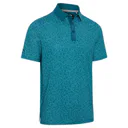 Callaway Confetti Tee Print pánské polo, blue coral