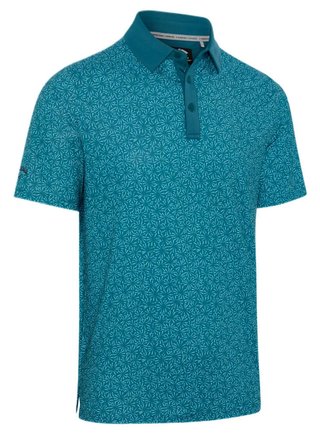 Callaway Confetti Tee Print pánské polo, blue coral
