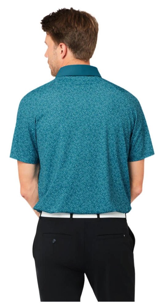 Callaway Confetti Tee Print pánské polo, blue coral