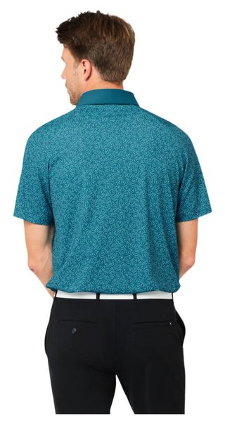 Callaway Confetti Tee Print pánské polo, blue coral