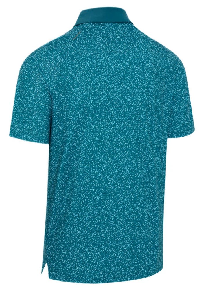 Callaway Confetti Tee Print pánské polo, blue coral