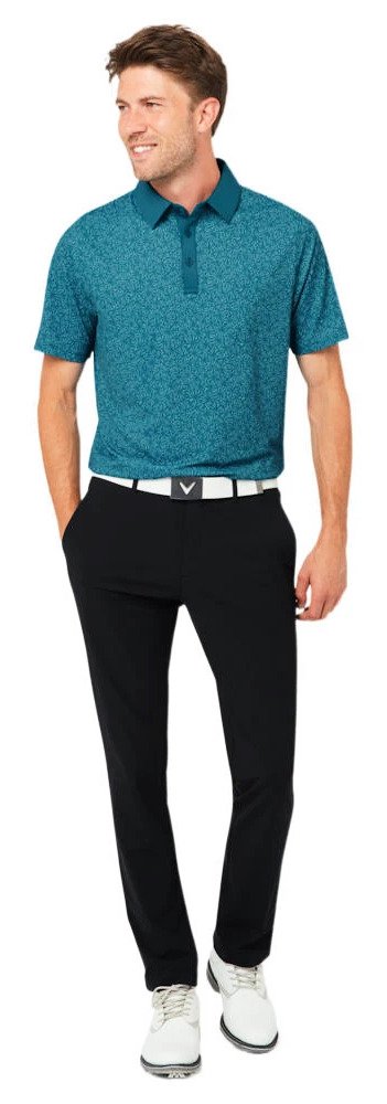 Callaway Confetti Tee Print pánské polo, blue coral
