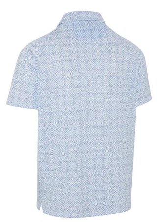 Callaway Printed Fractal Chev pánské polo, bílé