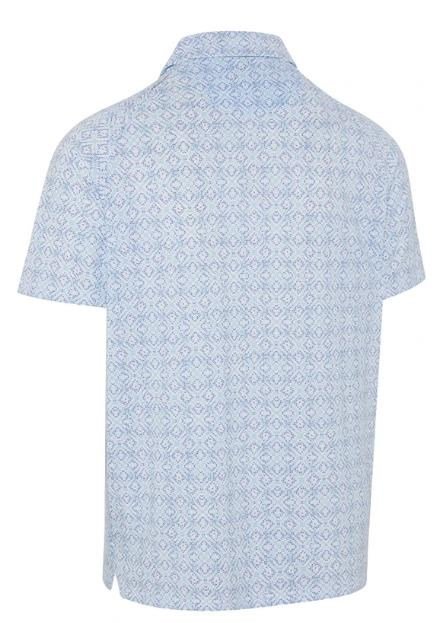 Callaway Printed Fractal Chev pánské polo, bílé
