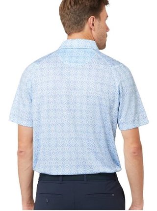 Callaway Printed Fractal Chev pánské polo, bílé
