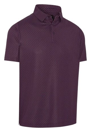 Callaway Trademark Golf Printed pánské polo, italian plum