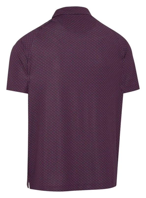 Callaway Trademark Golf Printed pánské polo, italian plum