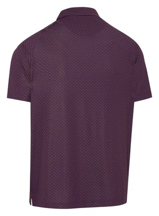 Callaway Trademark Golf Printed pánské polo, italian plum