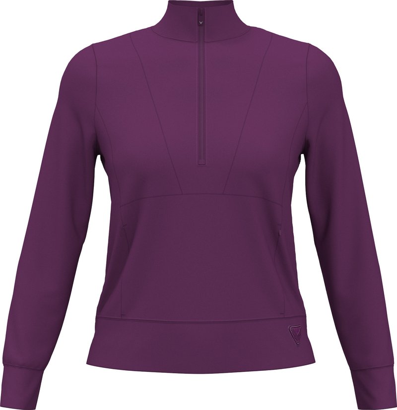 Callaway 1/2 Zip Soft Touch dámská mikina, gloxinia