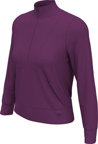 Callaway 1/2 Zip Soft Touch dámská mikina, gloxinia