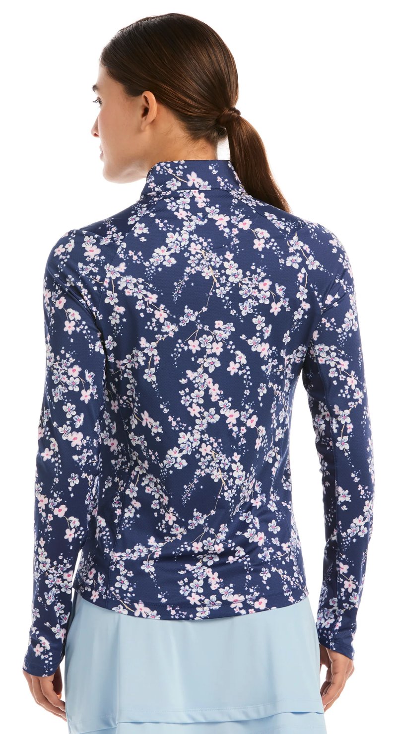 Callaway Snowy Floral dámská mikina, blue depths