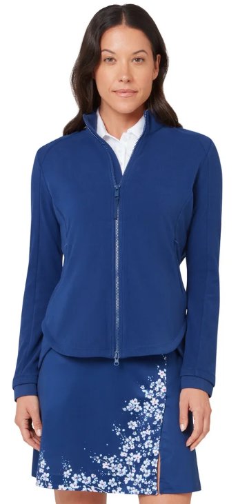 Callaway Lightweight Full Zip dámská mikina, blue depths