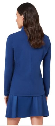Callaway Lightweight Full Zip dámská mikina, blue depths