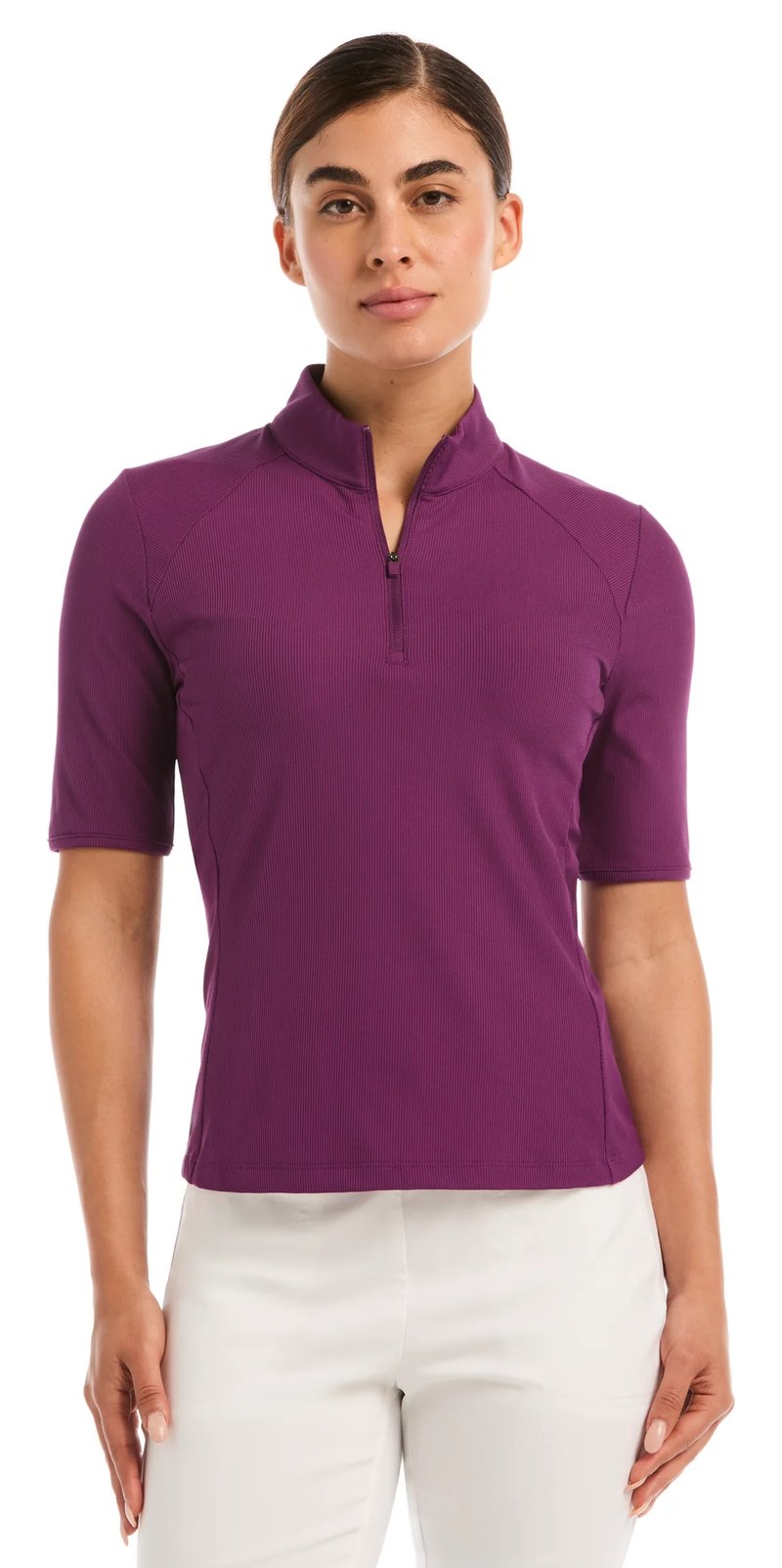 Callaway Rib Play dámské polo, gloxinia