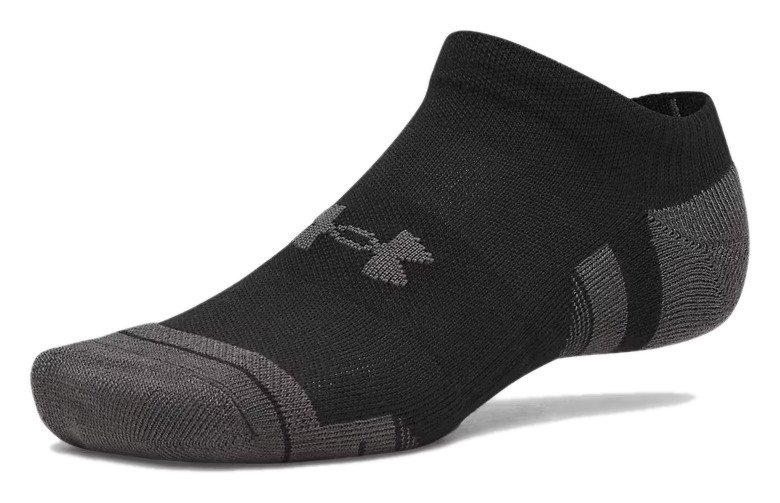 Under Armour Performance Tech No Show pánské ponožky, 3pack, černé