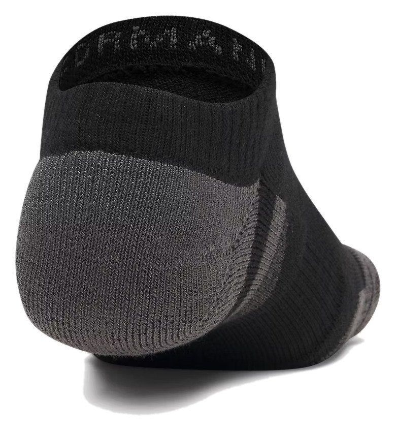 Under Armour Performance Tech No Show pánské ponožky, 3pack, černé
