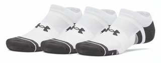 Under Armour Performance Tech No Show unisex ponožky, 3pack, bílé