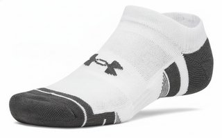 Under Armour Performance Tech No Show unisex ponožky, 3pack, bílé