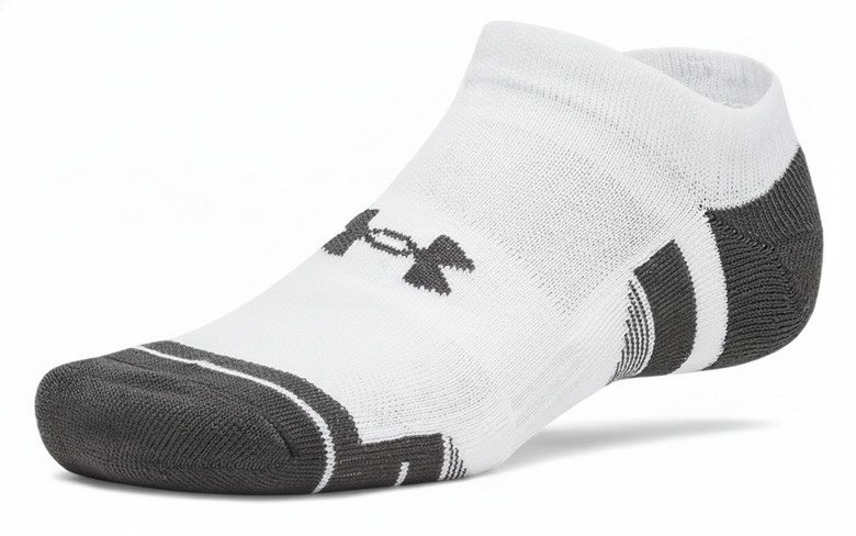 Under Armour Performance Tech No Show unisex ponožky, 3pack, bílé