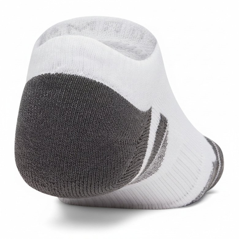 Under Armour Performance Tech No Show unisex ponožky, 3pack, bílé