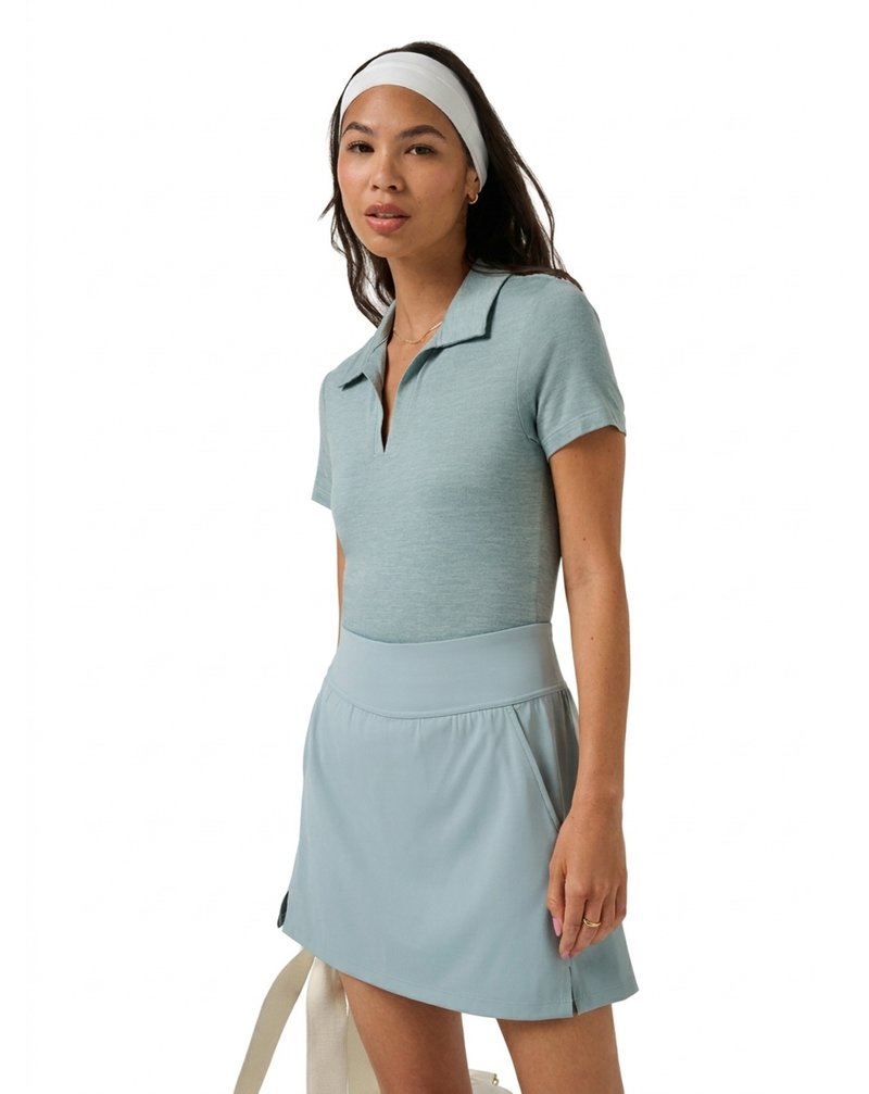 Travis Mathew Skyloft Light dámské polo, heather slate