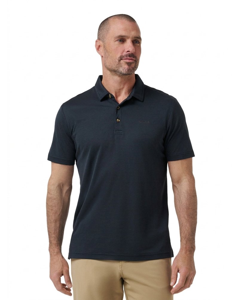 Travis Mathew The Zinna 2.0 No Logo pánské polo, černé